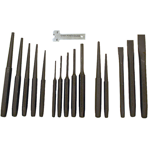 Ensemble de poinçon et ciseau, 16 morcea Industrial Sales