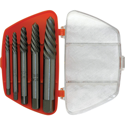 ISE-5 5-Piece Spiral Extractor Set, Chrome Molybdenum Industrial Sales