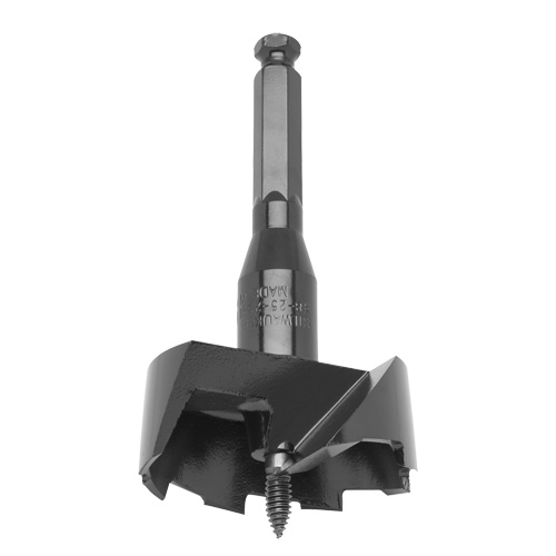 Standard Self-Feed Drill Bit, 2-9/16", 3-5/8" Length, 7/16" Hex Shank Industrial Sales