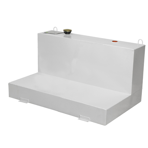 R&eacute;servoir de transfert pour carburant en acier, Acier, Capacit&eacute; 100 gal., Blanc Industrial Sales