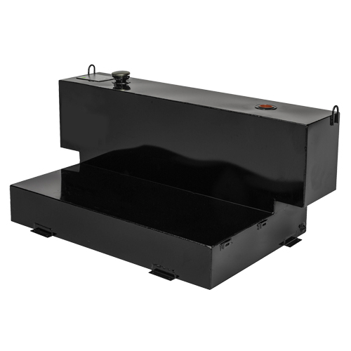 R&eacute;servoir de transfert pour carburant en acier, Acier, Capacit&eacute; 100 gal., Noir Industrial Sales