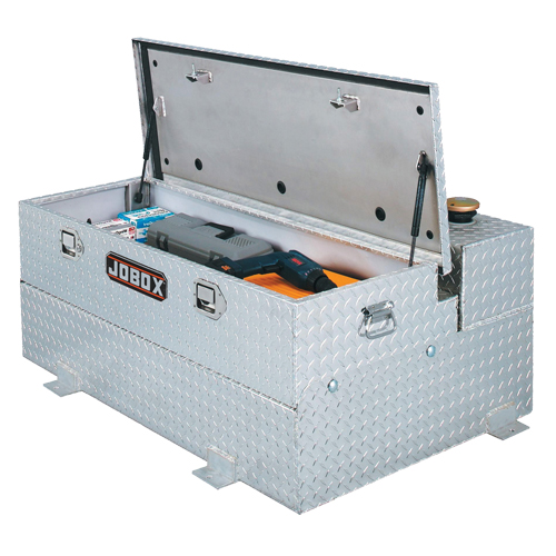 R&eacute;servoir de transfert pour carburant & coffre en aluminium, Aluminium, Capacit&eacute; 74 gal., Argent Industrial Sales