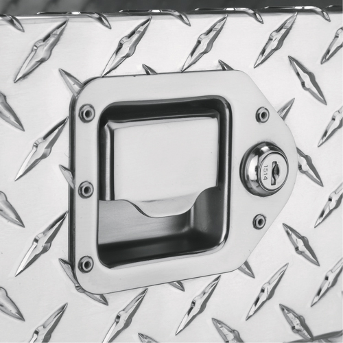 R&eacute;servoir de transfert pour carburant & coffre en aluminium, Aluminium, Capacit&eacute; 74 gal., Argent Industrial Sales