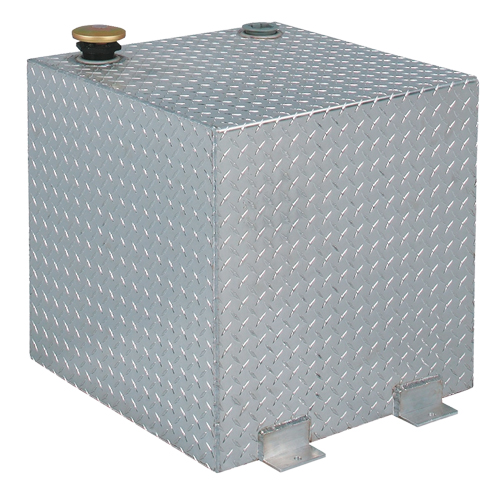 Aluminum Fuel Transfer, Aluminum, 50 gal. Capacity, Silver Industrial Sales