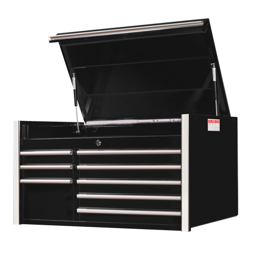 Coffre &agrave; outils s&eacute;rie RX, 41" la, 8 tiroirs, Noir Industrial Sales