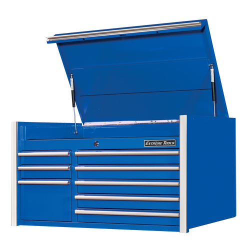 Coffre &agrave; outils s&eacute;rie RX, 41" la, 8 tiroirs, Bleu Industrial Sales