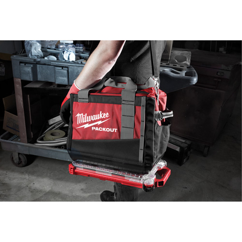 Packout Compact Low-Profile Organizer, 16-2/5" x 9-3/4" x 2-1/2", Black/Red Industrial Sales