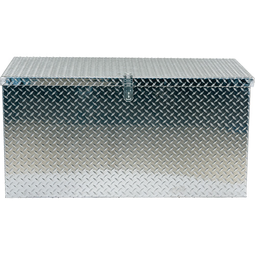 Boîte &agrave; outils portative en t&ocirc;le larm&eacute;e d'aluminium, 25-1/16" P x 49-1/4" la x 24" h, Argent Industrial Sales