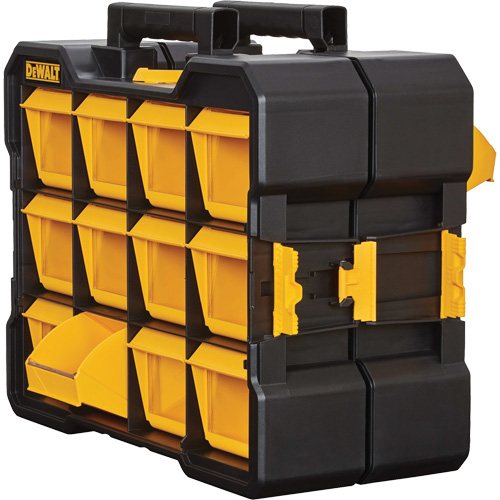 Organisateur Flip-Bin, 3-7/8" la x 17-3/4" p x 13-7/8" h, Noir/Jaune Industrial Sales