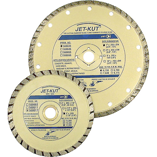 Lame diamant Turbo de premi&egrave;re qualit&eacute; JET-KUT Industrial Sales