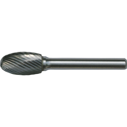 Fraises au carbure solide - Forme ovale CLEVELAND, , 1/4" dia., 1/8" Tige, 3/8" Prof. de la coupe Industrial Sales