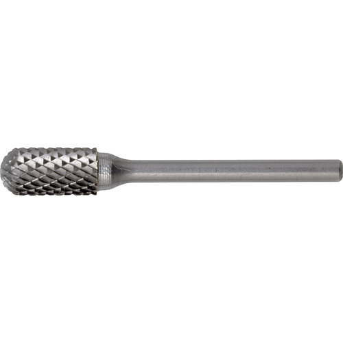 CLEVELAND Solid Carbide Burrs - Cylinder Shape with Ball Nose, SC-2, 5/16" Dia., 3/4" Depth of Cut Industrial Sales