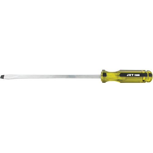 Slot Jumbo Handle Screwdriver, 3/8", 10" L, Plastic Handle Industrial Sales