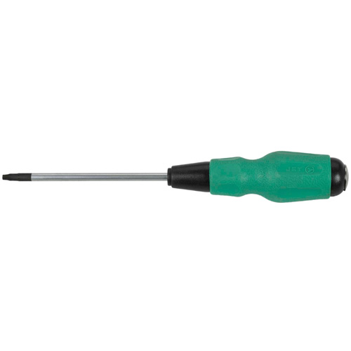 Square TORQUE DRIVE&reg; Screwdriver, #3 Tip, Round, 6" L, Cushion Grip Handle Industrial Sales