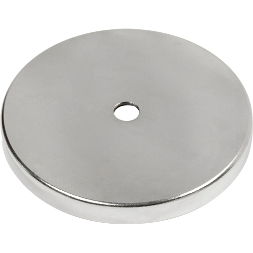 Aimants ronds &agrave; profil bas, dia. 2,03", Force de 47,5 lb Industrial Sales