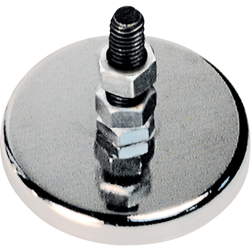Aimants ronds &agrave; profil bas, dia. 2-5/8", Force de 41  lb Industrial Sales