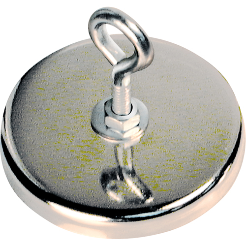 Low Profile Cup Magnets, 2-5/8" Dia., 41  lbs. Pull Industrial Sales