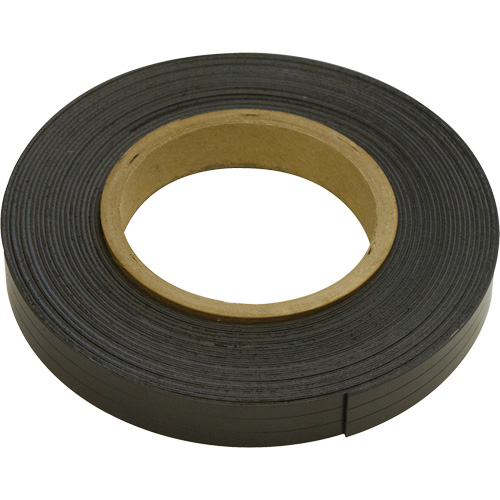 Magnetic Strips, 100' L x 1" W, 1/32" Thickness, Strength of 4 lbs. per Lin. Ft. Industrial Sales