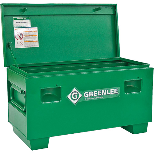 Jobsite Chest, 42" x 20" x 20", Steel, Green Industrial Sales