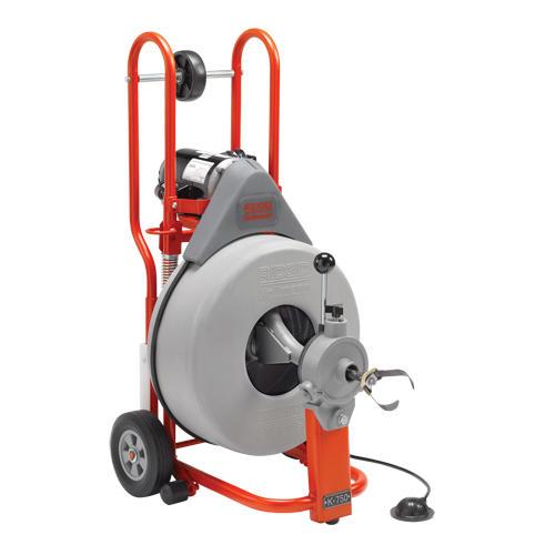 Drum Machine Drain Cleaner K-750, Electric, 3/4" x 100' Industrial Sales