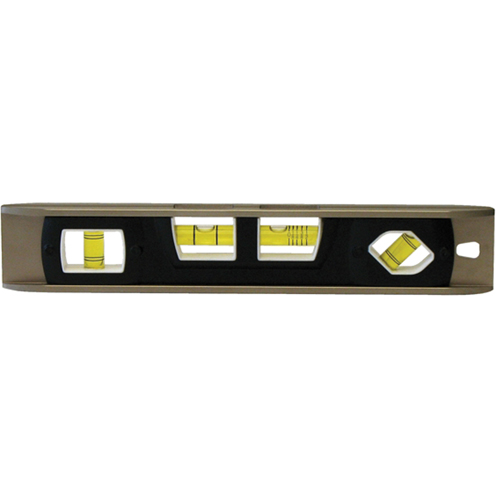 Torpedo Level, 12" L, Aluminum, 4 Vials, Magnetic Industrial Sales