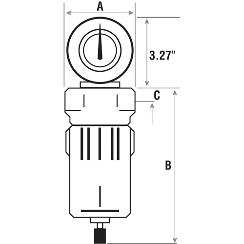 Filtres &agrave; air comprim&eacute;, Modulaire, 3/4" NPT, Drain Automatique Industrial Sales