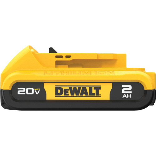 Bloc-piles 20 V Max* Compact XR, Lithium-ion, 20 V, 2 A Industrial Sales