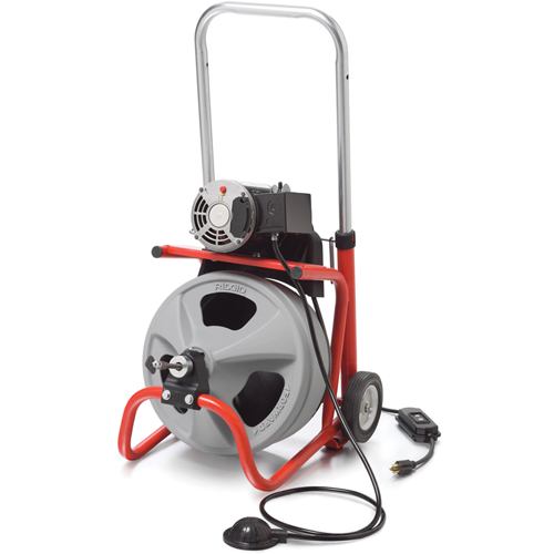 K-400 Drain Cleaning Machine with C-31 IW Cable, Electric, 3/8" Industrial Sales