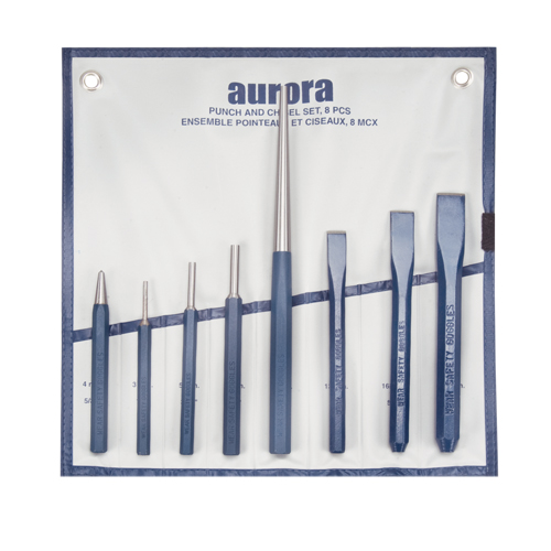 Punch and Chisel Set, 8 Pieces Industrial Sales