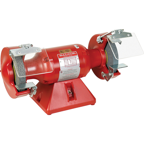 Meuleuse d'&eacute;tabli industrielle, Dia de roue 7", 0,5 CV, 3600 tr/min Industrial Sales