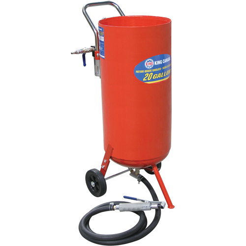 Machines de sablage &agrave; jet, 6-25 pi³/min, R&eacute;servoir de 16,6 gal. (20 gal. US) Industrial Sales