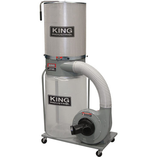 Dust Collectors with Canister Filter, 38" x 27" x 70" Industrial Sales