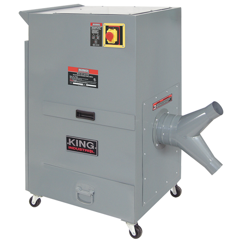 Metal Dust Collector, 40-1/4" x 22-1/2" x 43-3/4" Industrial Sales