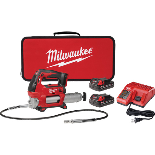 M18 Cordless 2-Speed Grease Gun Kit, Lithium-Ion, 18 V Industrial Sales