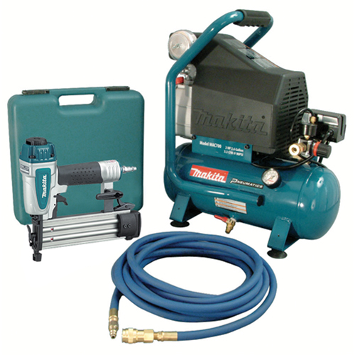 Trousses de compresseur d'air et Cloueuse Brad, &eacute;lectrique, 2,6 gal. (2,6 gal. US), 130 PSI, 120/1 V Industrial Sales