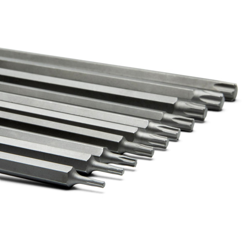 Jeu de douilles longues, Torx, Prise 1/4"/3/8", 10 mrcx Industrial Sales
