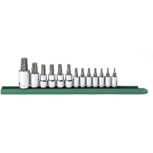 Jeu de douilles &agrave; embouts, Torx, Prise 1/2"/1/4"/3/8", 13 mrcx Industrial Sales