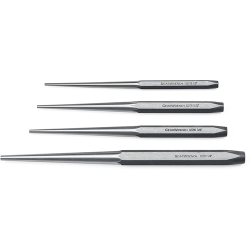 Long Taper Punch Set, 4 Pieces Industrial Sales