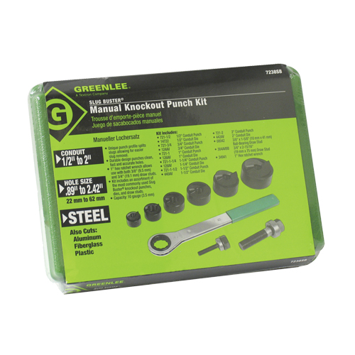 Ensemble de poinçonnage avec cliquet et poinçons SlugBuster Industrial Sales