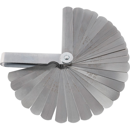 32 Blade Deluxe SAE/Metric Feeler Gauge Industrial Sales
