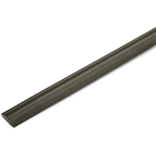 Double Cut File with Green Handle, Half Round, 8", Bastard Industrial Sales