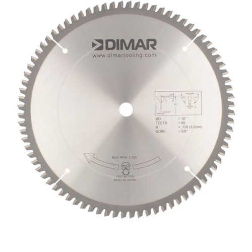 Lames de scies pour entrepreneur, 10", 80 dents, Pour Non ferreux Industrial Sales