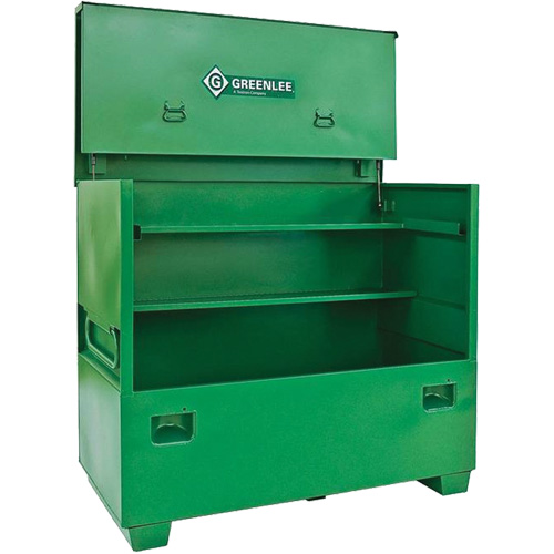 Coffre de chantier, 60" la x 30" p x 48" h, Vert Industrial Sales
