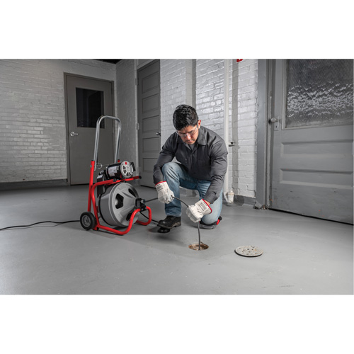 D&eacute;gorgeoir auto-aliment&eacute; K-400 a/c&acirc;ble C-45IW, &eacute;lectrique, 1/2" x 75' et 3/8" x 100' Industrial Sales