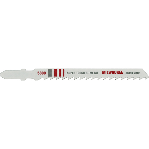 Lame de scie sauteuse, Bim&eacute;tal, Tige en T, 4" lo, 6 dents par pouce Industrial Sales