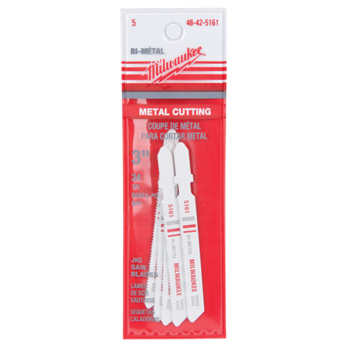 Lame de scie sauteuse, Bim&eacute;tal, Tige en T, 3" lo, 24 dents par pouce Industrial Sales
