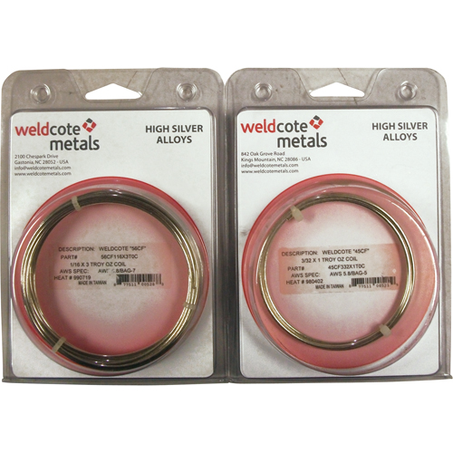 High Silver Brazing Alloys Industrial Sales