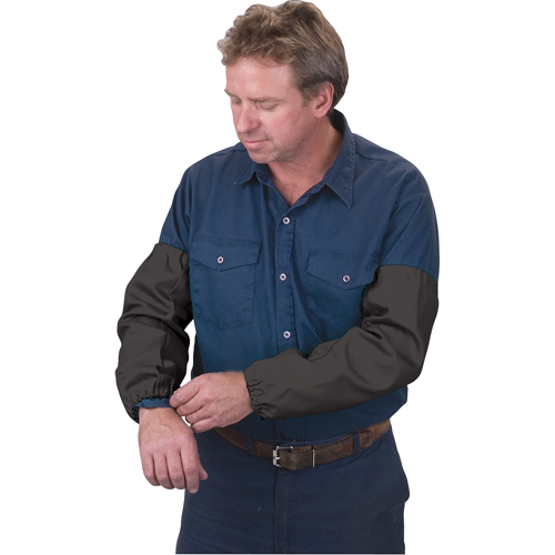 Flame Retardant Sleeves, 23" L, Black Industrial Sales