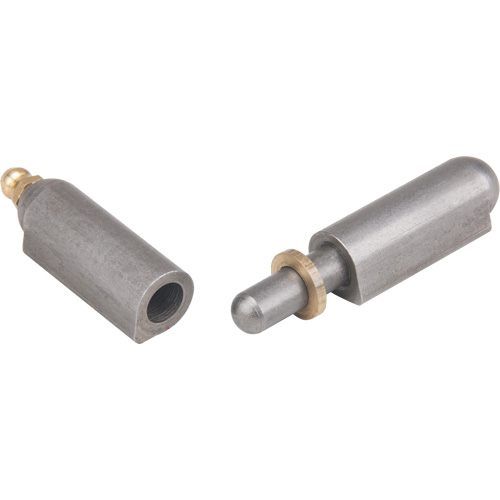 Charni&egrave;re &agrave; souder, 0,512" dia. x 3,15" lo, Acier doux a/goupille fixe en acier Industrial Sales