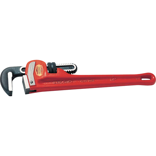 Straight Pipe Wrench #48, 6" Jaw Capacity, 48" Long, Powder Coated Finish Industrial Sales